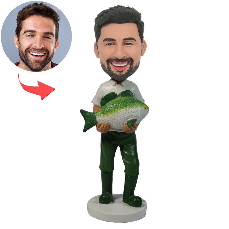 Fishing Man Custom Bobbleheads