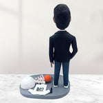 Custom Businessman Bobblehead Who Loves Sports