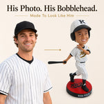 Custom Baseball Sportman Bobblehead with Hat