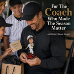 Custom Baseball Sportman Bobblehead with Hat