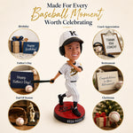 Custom Baseball Sportman Bobblehead with Hat