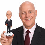 Personalized Male Teacher Bobble Head with Book