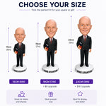 Personalized Male Teacher Bobble Head with Book