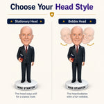 Personalized Male Teacher Bobble Head with Book