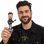 Bobblehead Doll for Music Lovers with Guitar