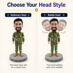 Custom Male Soldier Bobblehead