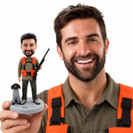 Custom Hunter Bobblehead with Dog