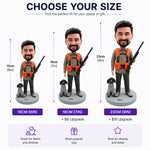 Custom Hunter Bobblehead with Dog