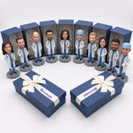 Bulk Personalized Doctor Bobbleheads for Hospitals & Clinics (Minimum 5 PCS)