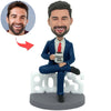 Custom WORLD BEST MALE BOSS Bobblehead Doll