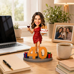 Personalized 40th Birthday Custom Bobblehead