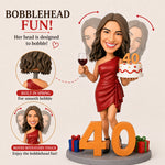 Personalized 40th Birthday Custom Bobblehead
