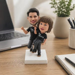 Father & Son Custom Bobblehead for Father's Day Gifts