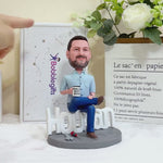 Personalized Bobblehead with "World's Best Boss" Mug