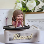 Bluetooth Speaker with Figurine Display Stand