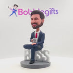 Custom WORLD BEST MALE BOSS Bobblehead Doll