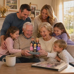 Custom Family Bobbleheads with 3 Kids