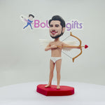 Custom Male Bobblehead Cupid Style - Valentine's Day Gift Ideas