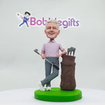 Father’s Day Gift Idea – Custom Bobblehead with Golf Bag