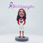 Custom Bobblehead Wearing Apron Super Mom