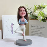 Personalized Yoga Bobblehead Gift