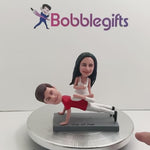 Valentine's Day Gift Ideas - Custom Bobblehead Yoga Couple