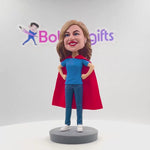 Mother's Day Gift Custom Super Mom Bobblehead