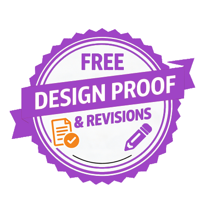 <p>Free Design Proof & Revisions</p>
