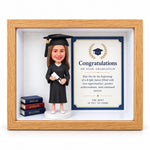 Personalized 3D Figurine Shadow Box – Custom Gift for Any Occasion