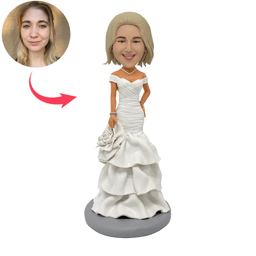 Wedding Bridal Bobblehead Doll