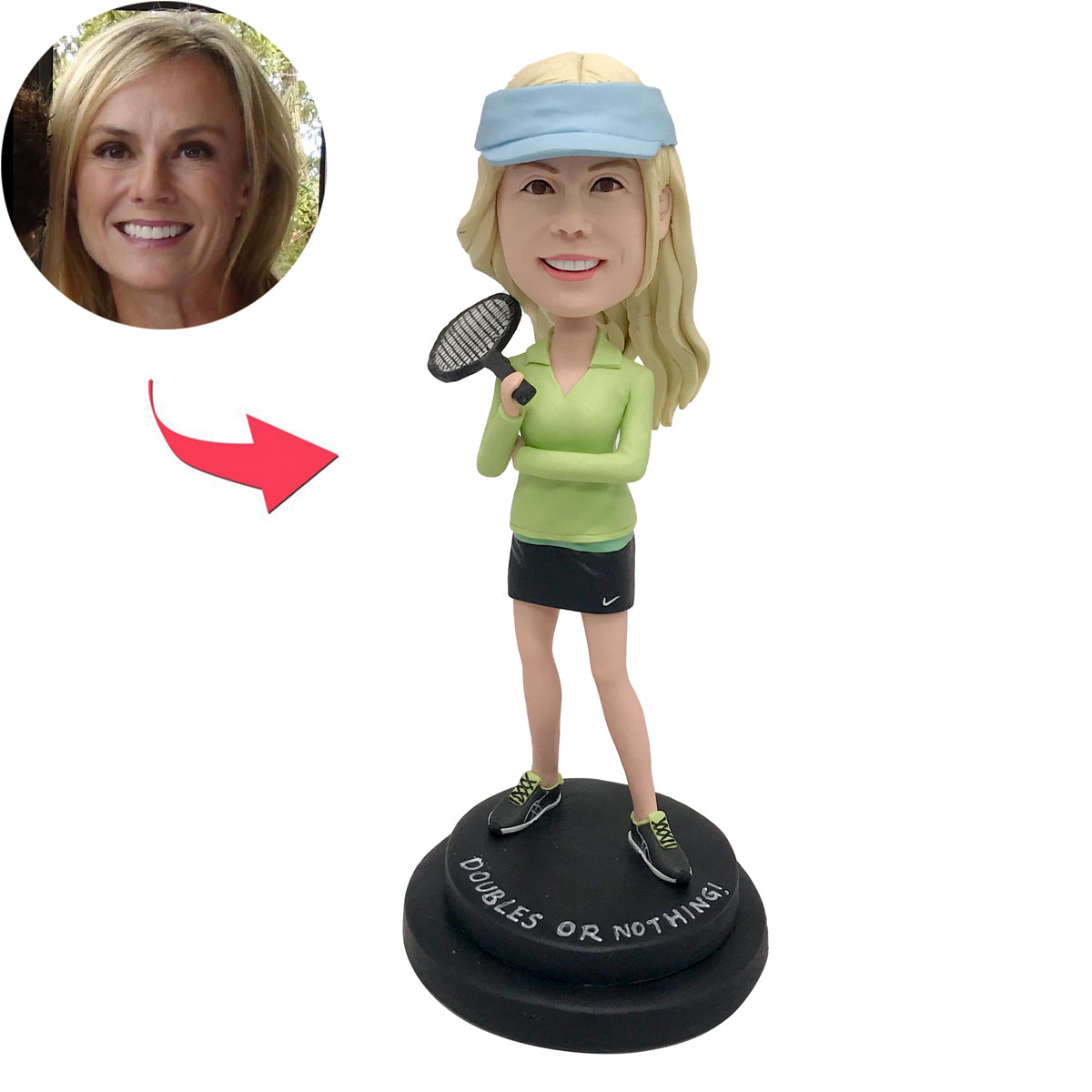 Custom Sport Bobbleheads Tennis