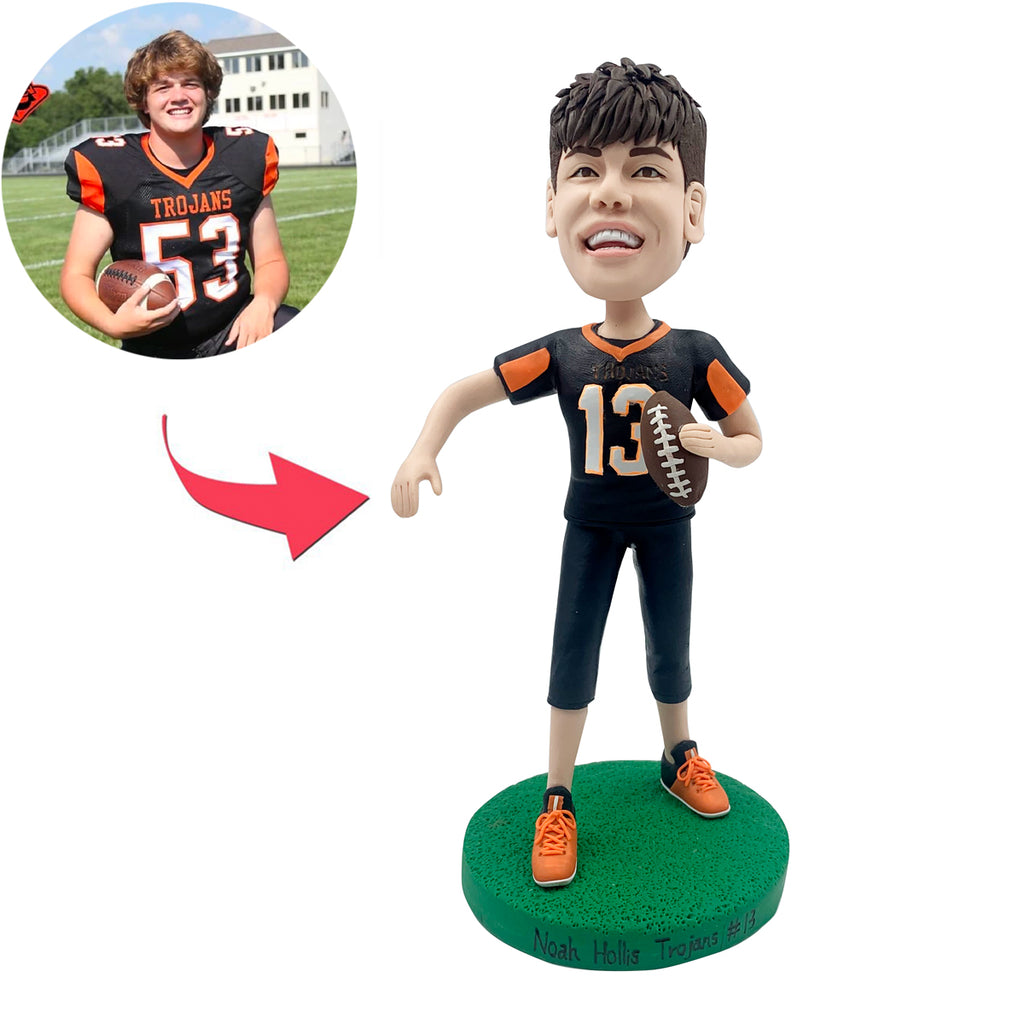 Custom Sports Bobblehead Rugby