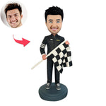 Cheap Custom Bobbleheads Race Car