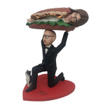 Burger Funny Style Wedding Bobblehead Doll