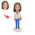 Custom Teacher Bobbleheads Female