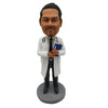 Custom Doctor Bobblehead At Work