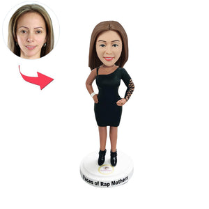 Casual Femal Personalized Custom Bobblehead