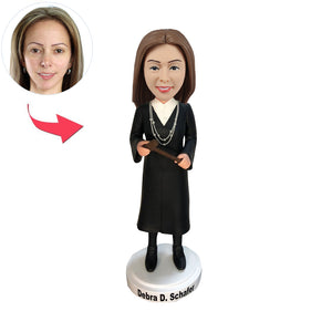 Custom Female Judge Bobblehead