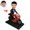 Motorcycle Boy Bobblehead Doll