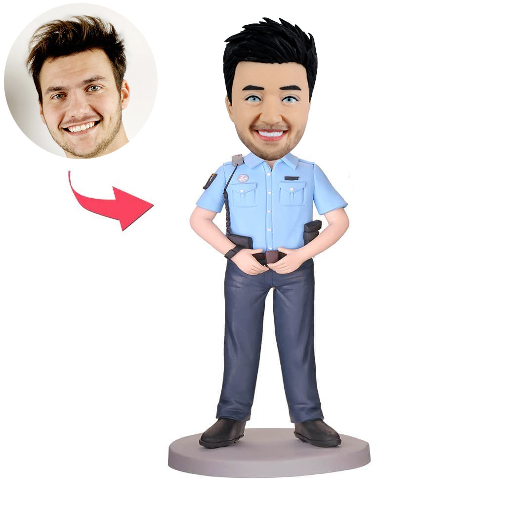 Custom Cop Bobblehead Figures - BobbleGifts