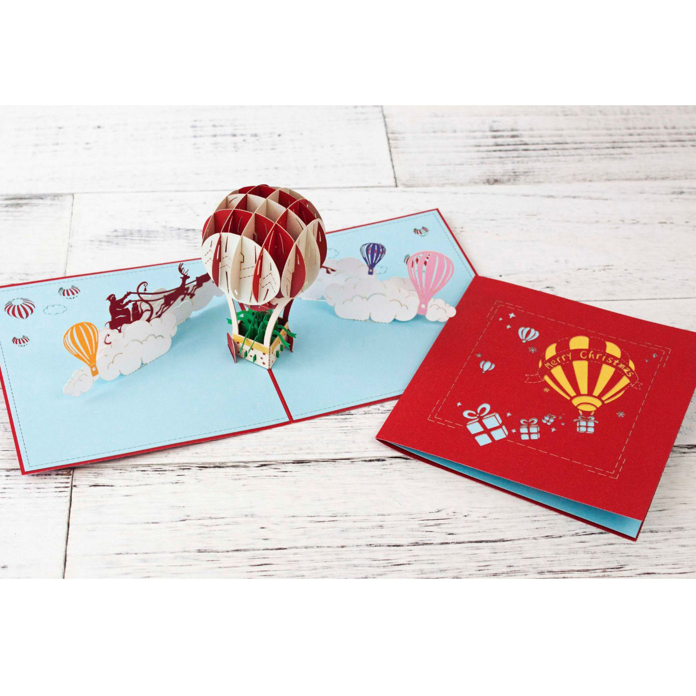 Hot Air Balloon Pop-up Greeting Card