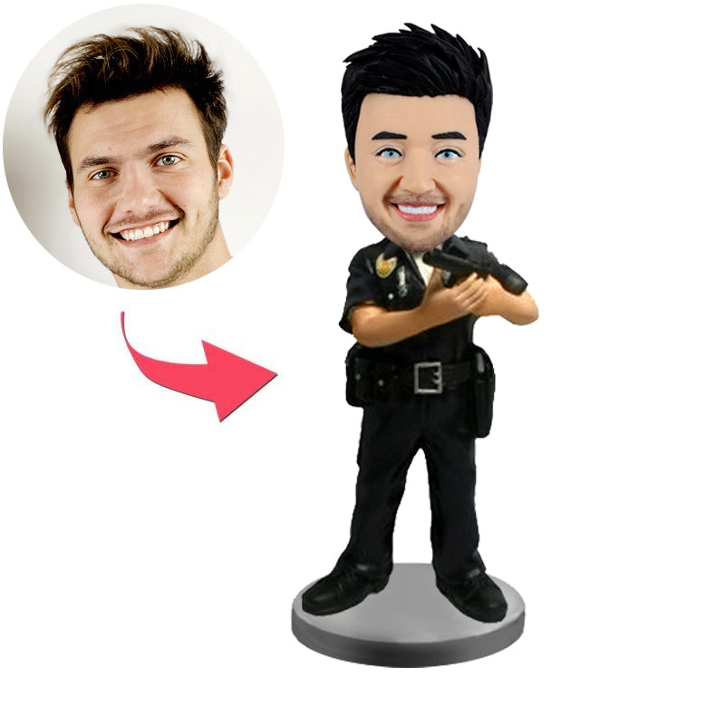 Custom Cop Bobblehead Figures - BobbleGifts