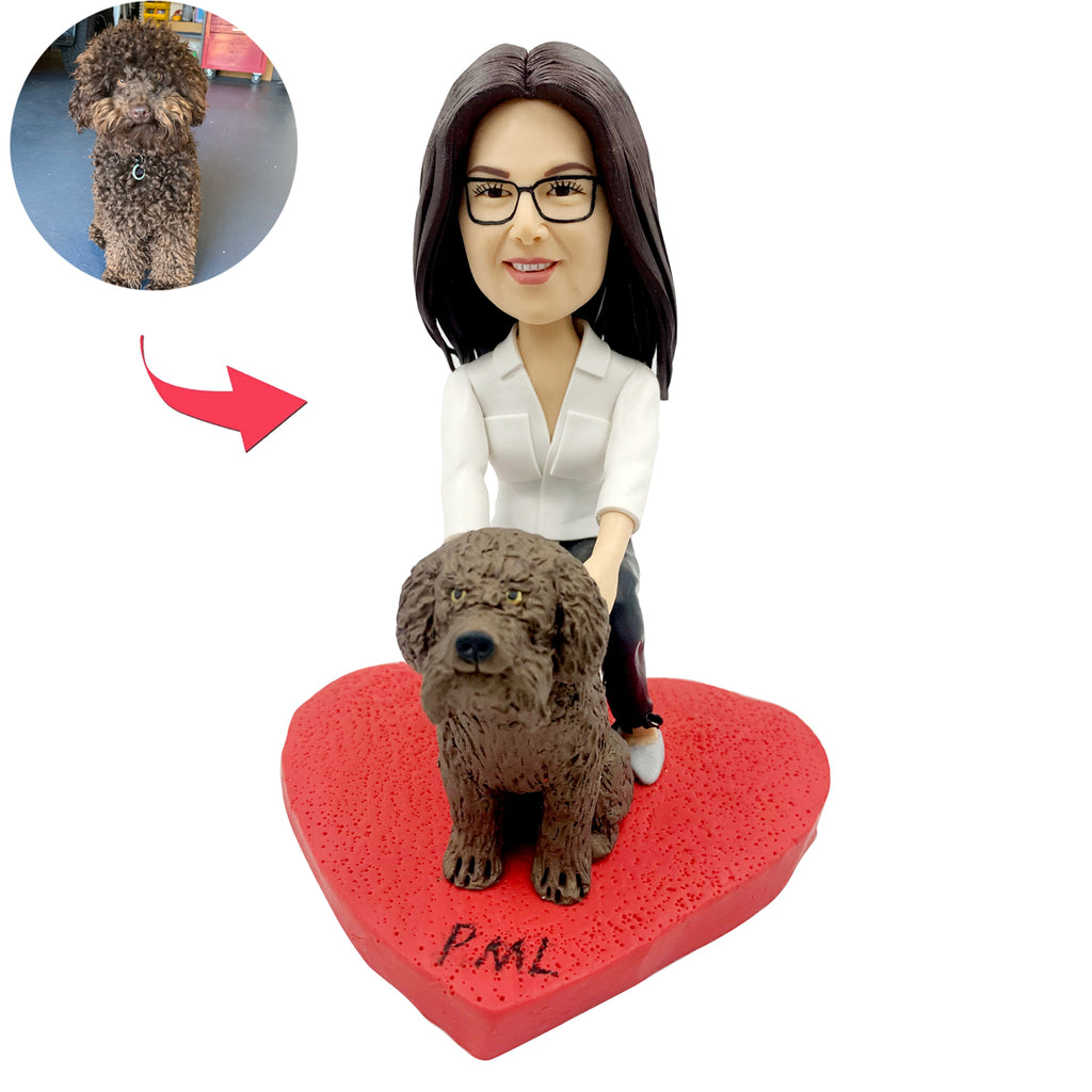 Customizable Bobblehead Person and Pets