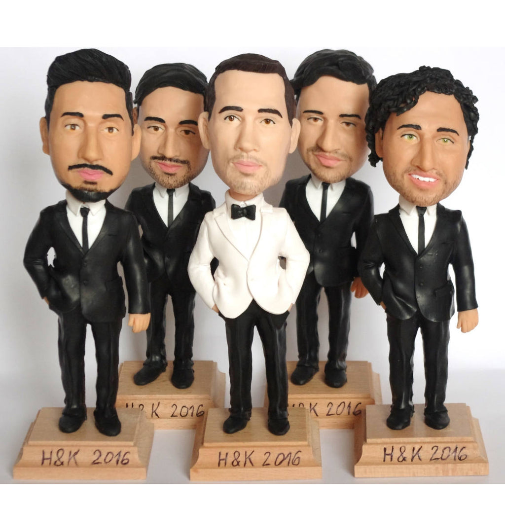 Custom Wedding Groomsmen Bobble Head - BobbleGifts