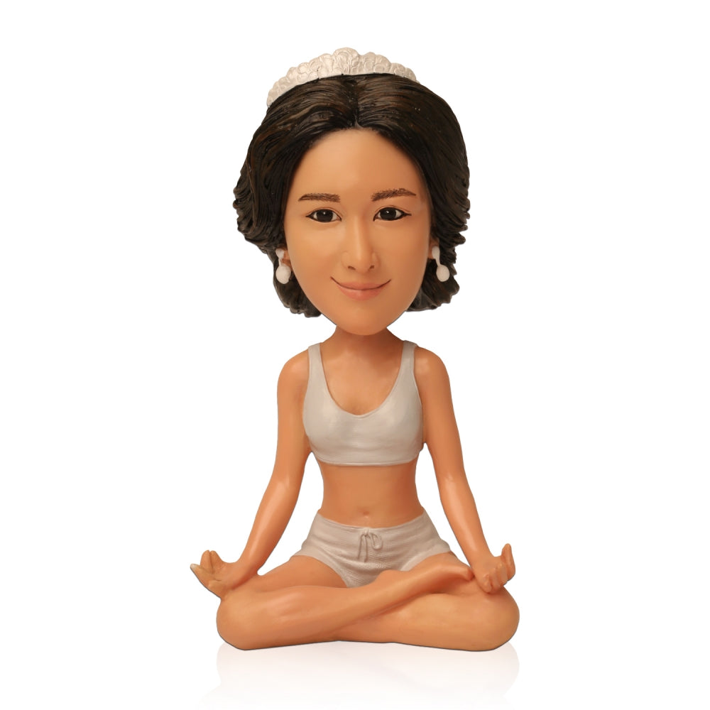 Personalized Custom Yoga Bobblehead - BobbleGifts