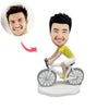 Custom Riding Bicycle Bobbleheads - BobbleGifts