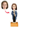 Custom Graduation Girl Bobbleheads - BobbleGifts