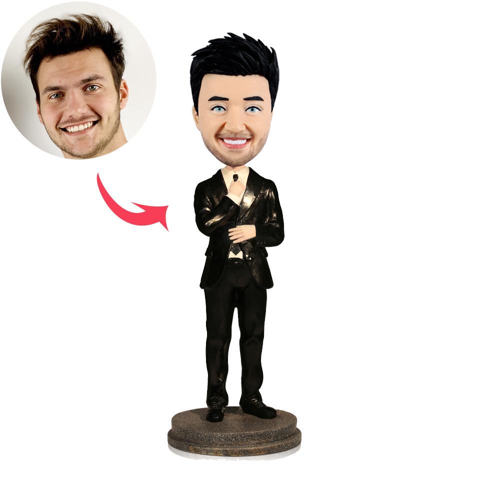 Head-To-Toe Custom Bobblehead for Bridegroom/Groomsman