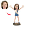 Custom Cheerleader Bobblehead - BobbleGifts