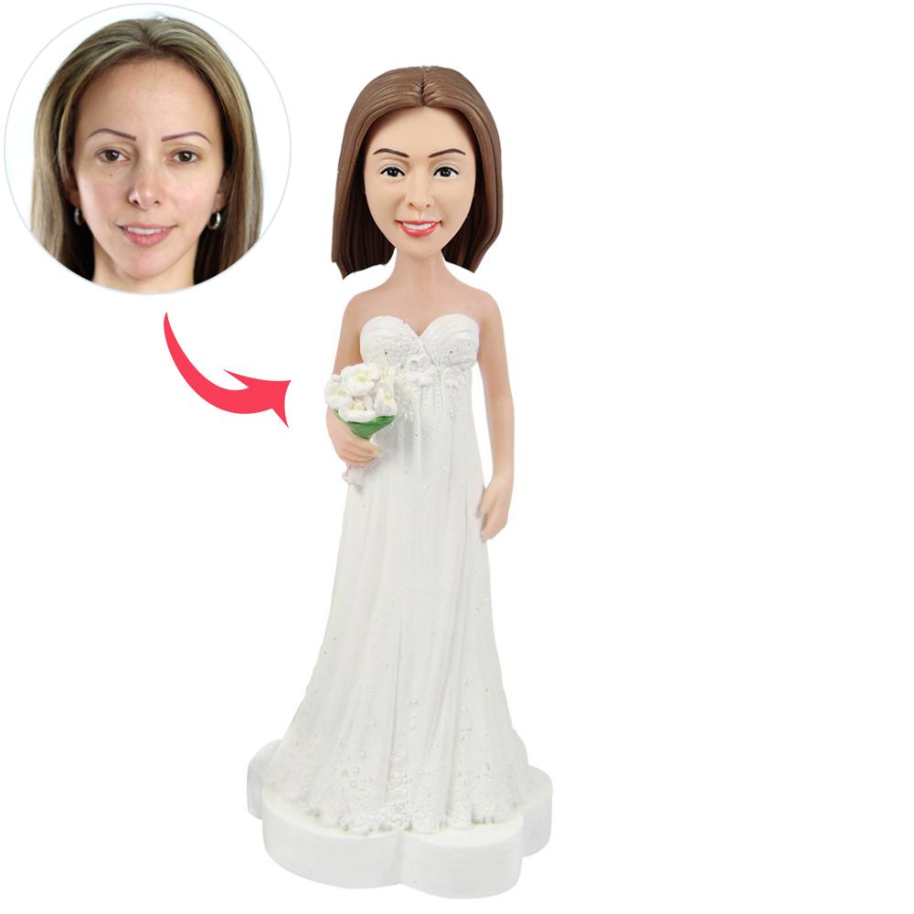 100% Fully Customized Bobblehead for Bride/Bridesmaid